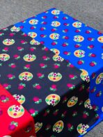 ⁦بخشة رمضان ترند ، تصميم هلال وردة ، مفرش جلوس وطاولة 3 الوان⁩ - الصورة ⁦4⁩