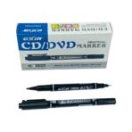 قلم خطاط راسين غليظ 1.0 مم , ورقيق 0.5 مم , للكتابه على الاسطح الالمعه و النايلو سريع الجفاف درجه اولى مناسب حتى للرسامين