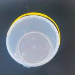 ⁦سطل بلاستيك 2.5 كيلو محكم الأغلاق لحفظ المنتجات ، الموالح والكعك و الحلويات أمن لحفظ الغذاء⁩ - الصورة ⁦3⁩