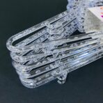 ⁦علاقة ملابس كرستال 6 قطع تصميم راقي للمنزل ديكور⁩ - الصورة ⁦4⁩