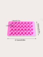 ⁦قالب سيليكون شكل قلب صغير و كبير 28 كبير ، 28 صغير لصنع الحلويات و بخور مستكه MA93⁩ - الصورة ⁦3⁩