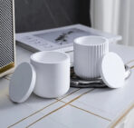 ⁦قالب سيلكون علي شكل برميل مخططة وبدون خطوط WFHM77⁩ - الصورة ⁦2⁩