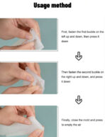 ⁦قالب سيلكون طويل ملتوي لصناعة الشمع WFHM77⁩ - الصورة ⁦5⁩