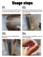 ⁦قالب سيلكون طويل ملتوي لصناعة الشمع WFHM77⁩ - الصورة ⁦6⁩