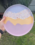 ⁦قالب سيلكون دائري لصب الجبس مقاس25 سم WFHM77⁩ - الصورة ⁦2⁩