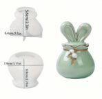 ⁦قالب سيلكون شكل جرة بأذن أرنب لصب الجبس WFHM77⁩ - الصورة ⁦4⁩