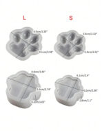 ⁦قالب سيلكون علبة علي شكل مخلب القطة بحجمين WFHM77⁩ - الصورة ⁦3⁩