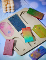 ⁦قالب سيلكون ب6 تقسيمات مشكلة لاستخدام الفواحات العطرية WFHM77⁩ - الصورة ⁦4⁩