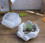 ⁦قالب سيلكون بشكل يد لصب الجبس ديكور منزلي WFHM77⁩ - الصورة ⁦2⁩