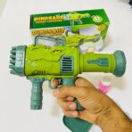 ⁦لعبة مسدس فقاعات الصابون الالكتروني على شكل تمساح 32 فتحة⁩ - الصورة ⁦2⁩