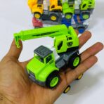 ⁦مجموعة العاب سيارات 4 شاحنات للأطفال ،طانطا وعجانة و2 رافعة⁩ - الصورة ⁦5⁩