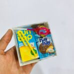 ⁦دستة 10 علب بيضاء غطاء بلاستيك متعدد الاستعمال للكيك وتوزيعات خلوط العيد والمناسبات⁩ - الصورة ⁦4⁩