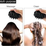 فرشة تدليك وتنظيف فروة الشعر وتحفيز الدورة الدموية سيليكون
