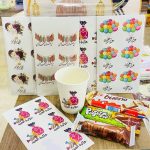 مجموعة ملصقات العيد 24 ستيكر لتزيين توزيعات العيد الاكواب والاكياس و خلوط