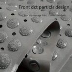 ⁦بساط الدوش مضاد الانزلاق للحمام والعناية بالقدمين مقاس 70*35 سم⁩ - الصورة ⁦5⁩