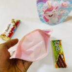 ⁦دستة شنطة توزيعات يونيكورن بنوتات 12 حقيبة ، توزيعات عيديات للبنوتات خلوط⁩ - الصورة ⁦3⁩