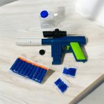 لعبة مسدس اثنين في واحد الخرز المائي والأسهم اللاصقة غير ضار للأطفال