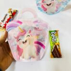 ⁦دستة شنطة توزيعات يونيكورن بنوتات 12 حقيبة ، توزيعات عيديات للبنوتات خلوط⁩ - الصورة ⁦7⁩