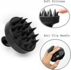 ⁦فرشة تدليك وتنظيف فروة الشعر وتحفيز الدورة الدموية سيليكون⁩ - الصورة ⁦3⁩