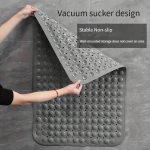 بساط الدوش مضاد الانزلاق للحمام والعناية بالقدمين مقاس 70*35 سم