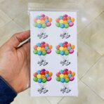 ⁦مجموعة ملصقات العيد 24 ستيكر لتزيين توزيعات العيد الاكواب والاكياس و خلوط⁩ - الصورة ⁦4⁩