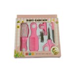 ⁦مجموعة عناية بيبي مواليد 6 قطع ، فرشاة شعر وقلامة اضافر ومقص ومبرد⁩ - الصورة ⁦3⁩