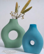 قالب سيلكون مزهرية مع أداة مشبك لديكور المنزل WFHM77