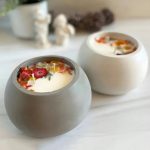 قالب سيلكون دائري لصنع الديكور ومباخر وشموع العطرية WFHM77