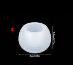 ⁦قالب سيلكون دائري لصنع الديكور ومباخر وشموع العطرية WFHM77⁩ - الصورة ⁦2⁩