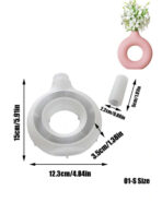 ⁦قالب سيلكون بشكل دونت شكل حديث لعمل ديكور WFHM77⁩ - الصورة ⁦2⁩