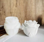 ⁦قالب سيلكون بشكل وردة مع الغطاء 2*1 WFHM77⁩ - الصورة ⁦3⁩