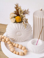 ⁦قالب مزهرية  زهرة عباد الشمس لصب الجبس WFHM77⁩ - الصورة ⁦2⁩