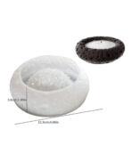 ⁦قالب سيلكون لديكور منزلي لعلبة شموع ، مبخرة عطرية، بملمس حجري WFHM77⁩ - الصورة ⁦3⁩