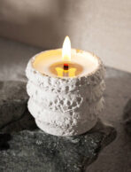 ⁦قالب سيلكون علبة بشكل حجري مبخرة، لصب الشمع المعطر،أصيص نباتات WFHM77⁩ - الصورة ⁦2⁩