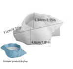 ⁦قالب سيلكون محارة حجم 11سم WFHM77⁩ - الصورة ⁦3⁩