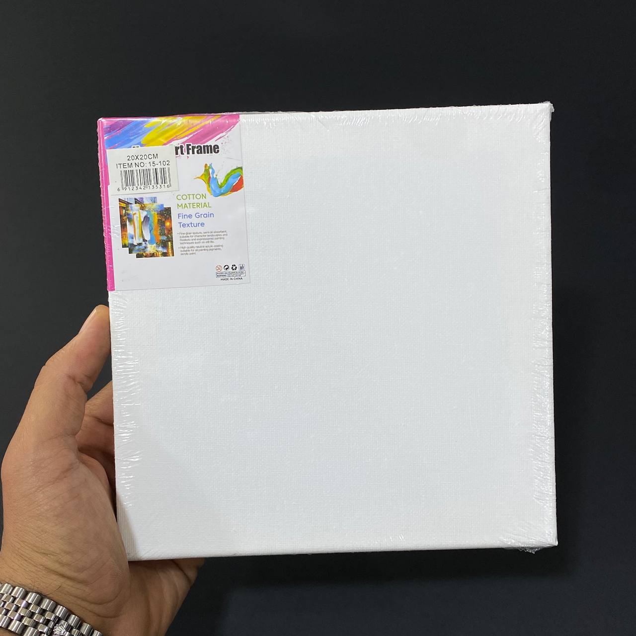 photo_1_2025-05-14_17-24-39 لوحة رسم كانفس مقاس مربعه مقاس 20*20 سم Jingye art - الصورة 1