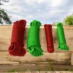 حبل نايلو طول 10 متر حجمين غليظ / رقيق مناسب لنشر الملابس وحتى في عيد الاضحى