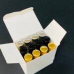 ⁦دستة 12 عبوة زجاجية فاخرة تقسيم العطور 5 مل ، 3 ألوان فضي / ذهبي / أسود⁩ - الصورة ⁦4⁩