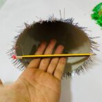 ⁦قبعة عيد ميلاد كرتون Happy Birthday مع زينة لامعه ، حجم متوسط⁩ - الصورة ⁦3⁩