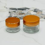 علبة زجاجية فاخرة بغطاء محكم - مثالية للتخزين والتغليف ، حجم 15/30 مل