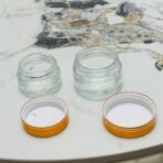 ⁦علبة زجاجية فاخرة بغطاء محكم - مثالية للتخزين والتغليف ، حجم 15/30 مل⁩ - الصورة ⁦4⁩