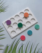 قالب سيلكون مستدير ب15 تجويف متعدد الاستخدامات WFHM77