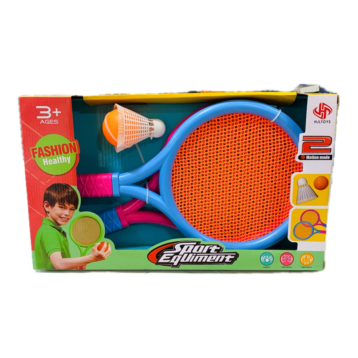 IMG_20250715_171308_674 لعبة تنس 2 مضرب شبكة مع كرة وريشة في علبة - الصورة 1