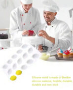 ⁦قالب سيلكون بشكل ليمون لصنع الآيس كريم والموس كيك وترافل والهلام WFHM77⁩ - الصورة ⁦2⁩