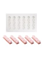 قالب من سيلكون علي شكل دودة لصنع الحلوي والشوكولاتة والبسكويت والموس كيك WFHM77