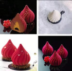 ⁦قالب سيلكون بشكل التين لصنع الكيك وترافل وحلويات وشوكولاتة وموس كيك WFHM77⁩ - الصورة ⁦2⁩