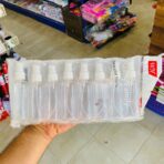 ⁦مجموعة عبوات بخاخ شفاف 90 مل - 8 علب معطرات ومواد التجميل والمعقمات⁩ - الصورة ⁦3⁩