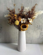 ⁦قالب سيلكون مزهرية كبير مخطط طويل WFHM77⁩ - الصورة ⁦3⁩