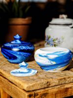 ⁦قالب سيلكون بشكل إناء مع الغطاء لصب الجبس WFHM77⁩ - الصورة ⁦2⁩