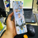 ⁦مقلمة أدوات فارغه صورة ميسي × رونالدو ، مناسبة لحفظ الادوات المدرسية⁩ - الصورة ⁦3⁩